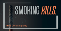 Minimalist Smoking Day Facebook Ad Design