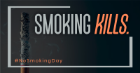Minimalist Smoking Day Facebook ad Image Preview