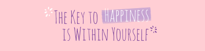 Key To Happiness LinkedIn banner Image Preview