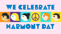 Tiled Harmony Day Facebook Event Cover Design