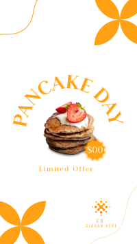 Yummy Pancakes Facebook Story Design