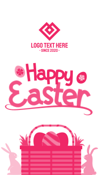 Easter Basket Greeting Instagram Reel Image Preview