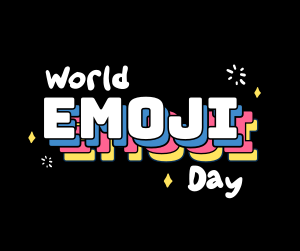 Emoji Day Lettering Facebook post