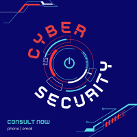 Cyber Security Instagram Post Design