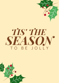 Tis' The Season Poster Design
