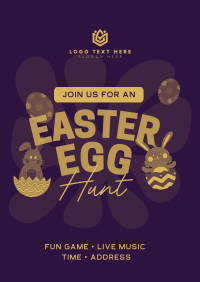 Egg-citing Easter Poster Design