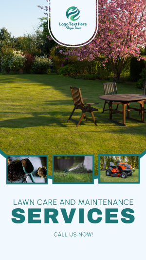 Lawn Care Collage Instagram story