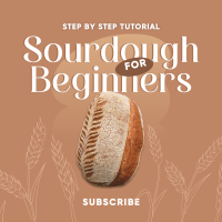 Beginner Sourdough Tutorial Instagram post Image Preview