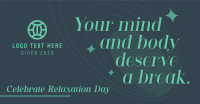 Celebrate Relaxation Day Facebook ad Image Preview