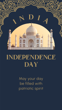 Decorative Indian Independence Instagram Story Design