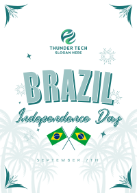 Festive Brazil Independence Poster Image Preview