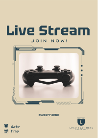 Join The Stream Now Flyer Image Preview