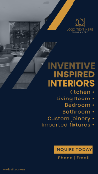 Inventive Inspired Interiors Facebook story Image Preview