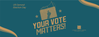 Your Vote Matters Facebook cover Image Preview