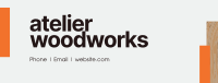 Atelier Woodworks Facebook Cover Design