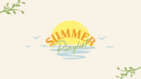 Beachy Summer Music YouTube Banner Image Preview