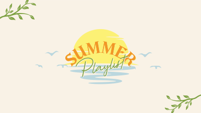 Beachy Summer Music YouTube cover (channel art) Image Preview