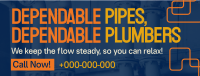 Modern Plumbing Services Facebook Cover Design