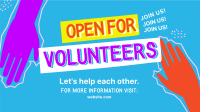 Volunteer Helping Hands Facebook event cover Image Preview
