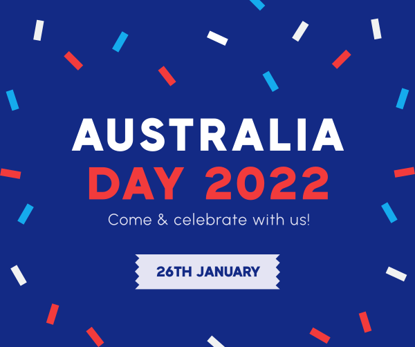 Confetti Australia Day Facebook Post Design Image Preview