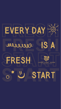 Fresh Start Quote Whatsapp Story Image Preview