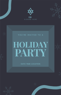 Christmas Box Countdown Invitation Design
