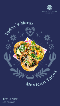 Mexican Taco Facebook Story Design