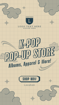 Kpop Pop-Up Store YouTube short Image Preview