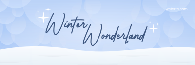 Winter Wonderland Twitter header (cover) Image Preview