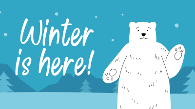 Polar Winter Facebook event cover Image Preview