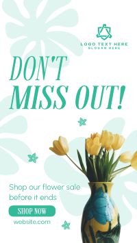 Shop Flower Sale Video Preview