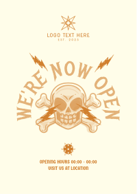 Tattoo Shop Opening Flyer Design