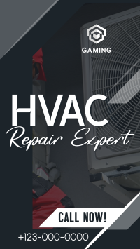 HVAC Repair Expert Instagram Reel Image Preview