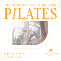 Simple Flexibility Pilates Linkedin Post Design