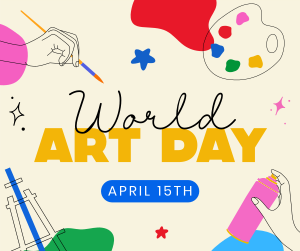 World Art Day Facebook post Image Preview
