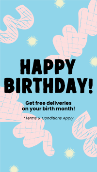 Birthday Delivery Deals Instagram Reel Design