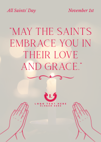 May Saints Hold You Poster Image Preview
