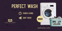 Washing Machine Features Twitter Post Design
