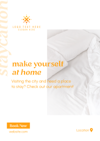 Bed and Breakfast Staycation Flyer Design