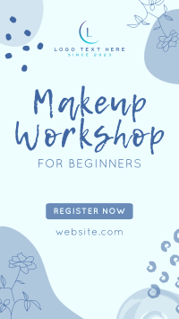 Makeup Workshop Facebook Story Design