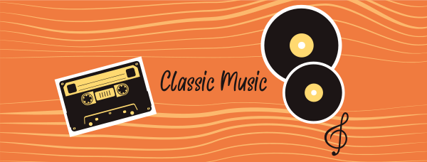 Classic Songs Playlist Facebook Cover Design Image Preview