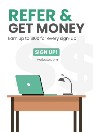 Refer And Get Money Poster Image Preview