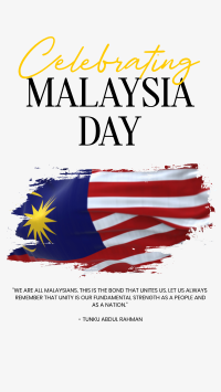 Malaysia Flag Independence TikTok video Image Preview