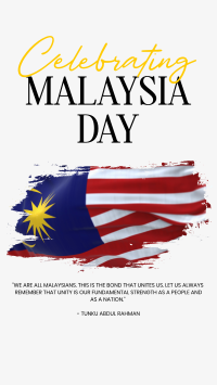 Malaysia Flag Independence TikTok Video Image Preview