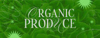 Minimalist Organic Produce Facebook cover Image Preview
