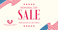 Memorial Day Sale Facebook ad Image Preview