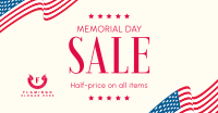 Memorial Day Sale Facebook ad Image Preview