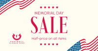 Memorial Day Sale Facebook ad Image Preview