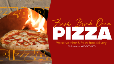 Hot and Fresh Pizza Facebook event cover Image Preview