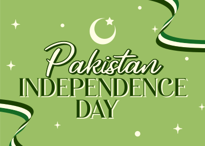 Freedom For Pakistan Postcard Image Preview